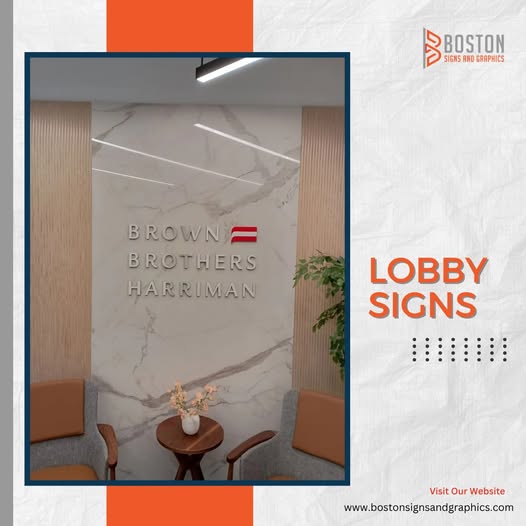 Elevate Your Brand with Custom Lobby Signs in Boston: A Smart Investment for Every Business – Boston Signs and Graphics