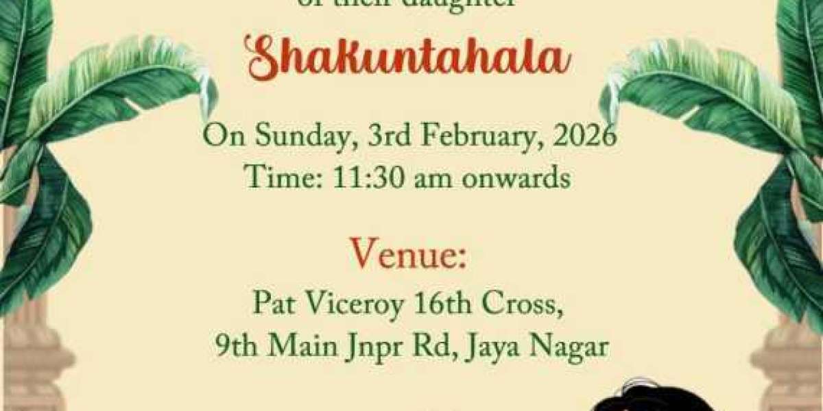 Half Saree Invitation Card Online Free Designs