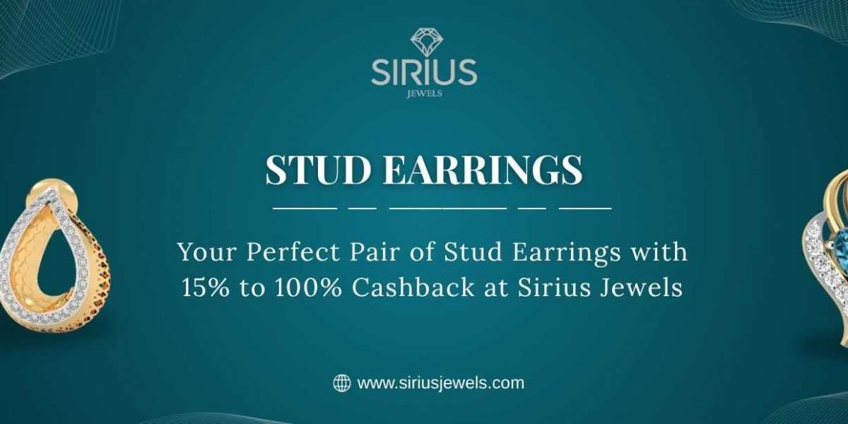Stud Earring Elegance with 15% to 100% Cashback – Only at Sirius Jewels