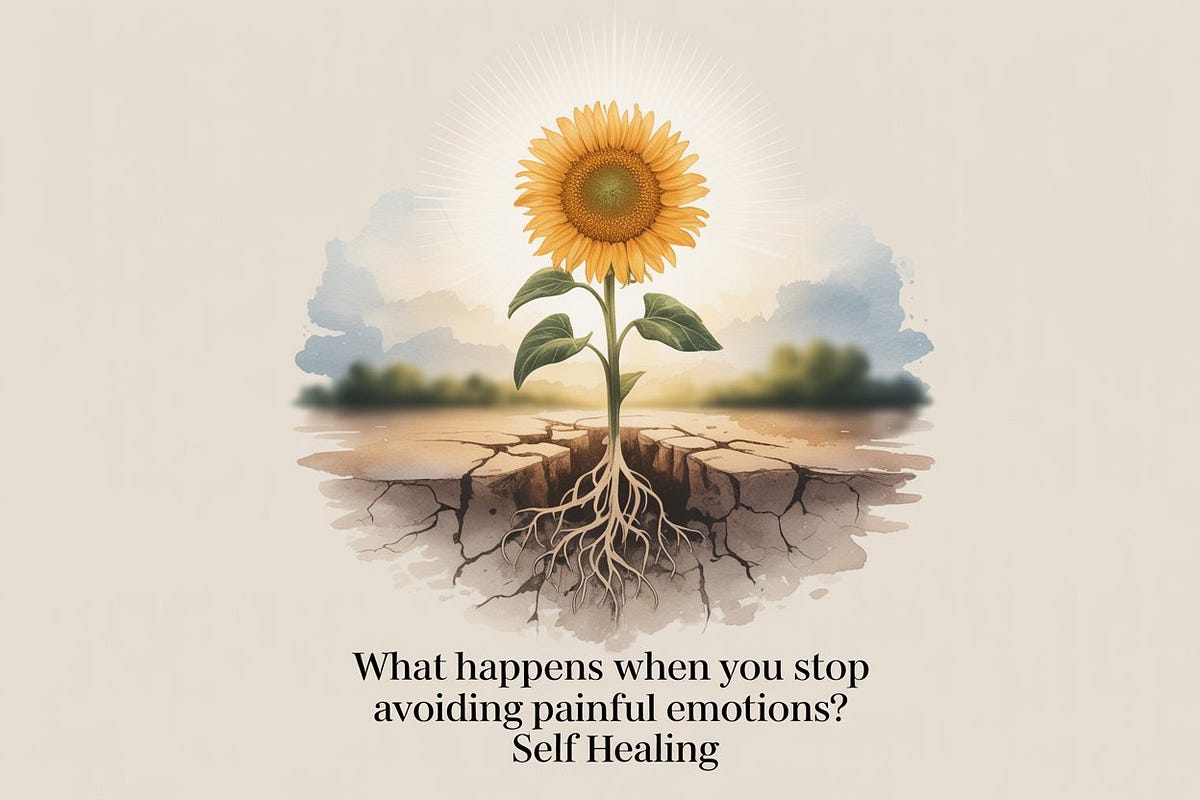 What Happens When You Stop Avoiding Painful Emotions? Self Healing | by tammyKetura | Jul, 2025 | Medium