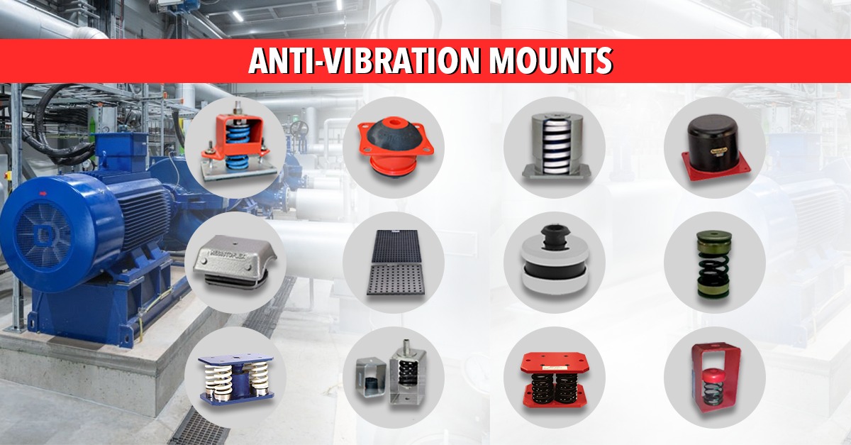 Anti Vibration Mounts for Industrial Use | Rubber & Spring Mounts – Resistoflex