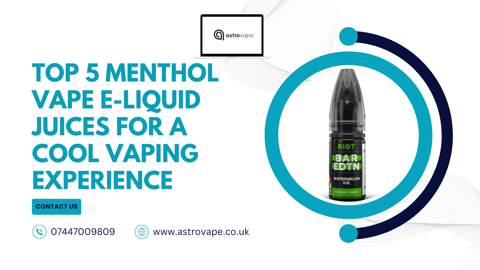 Top 5 Menthol Vape E-Liquid Juices for a Cool Vaping Experience  – AstroVape