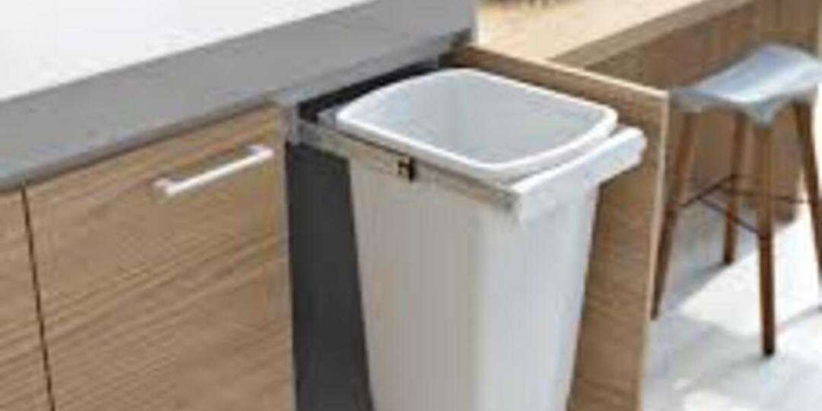 Door-Mounted Bins for Effortless Kitchen Waste Management