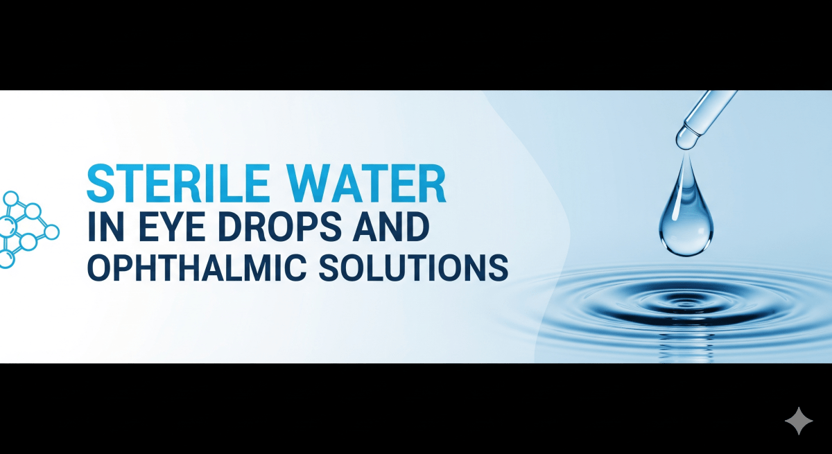 Sterile Water in Eye Drops and Ophthalmic Solutions—What You Should Know