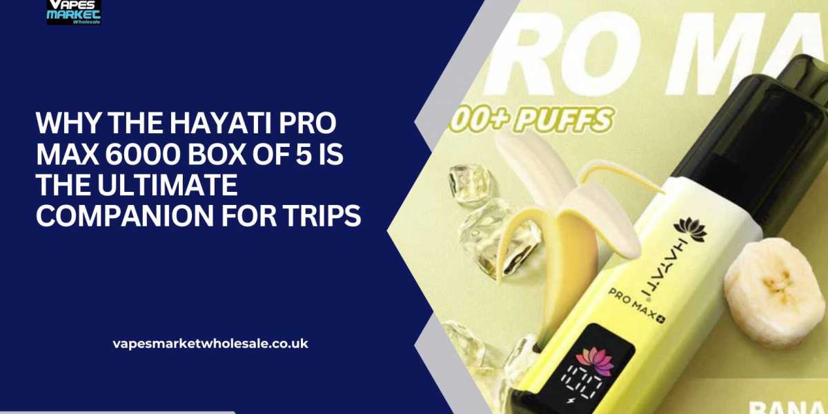 Why the Hayati Pro Max 6000 Box of 5 Is the Ultimate Companion for Trips