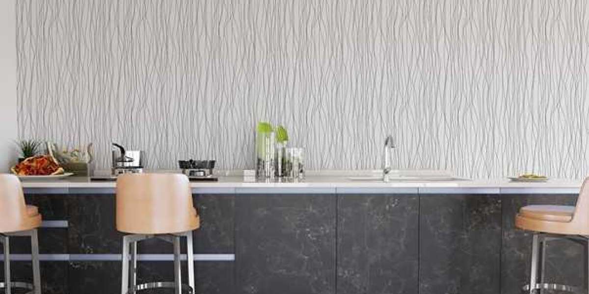 Small Kitchen? Big Style With Simple Wallpaper