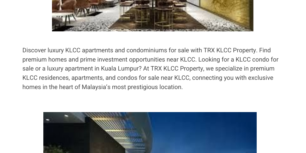 Apartment Near KLCC For Sale by John Smith - Infogram