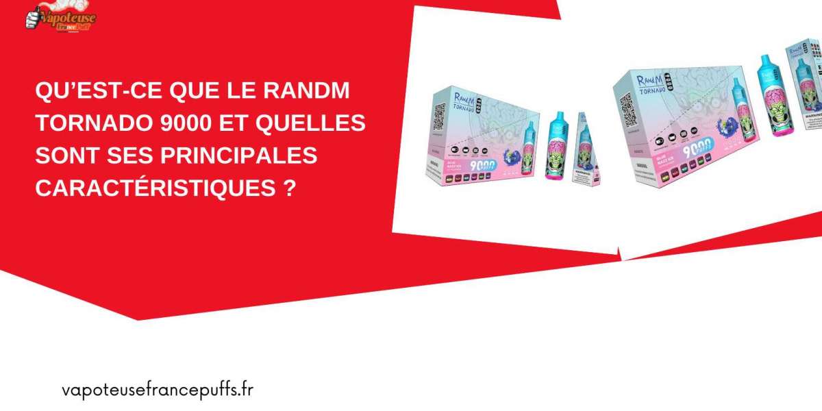 Qu’est-ce que le Randm Tornado 9000 et quelles sont ses principales caractéristiques?