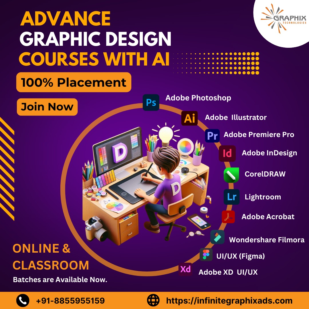 AI Driven Graphic Design Courses In Pune | 100% Placements