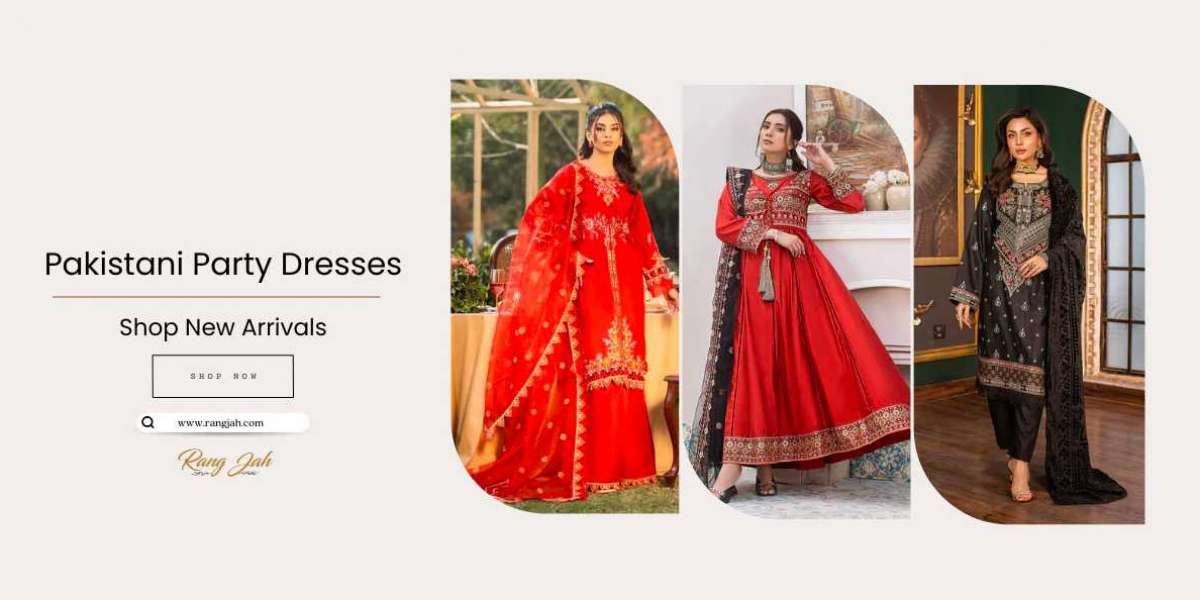 Shop Stunning Pakistani Party Wear Dresses at Rang Jah