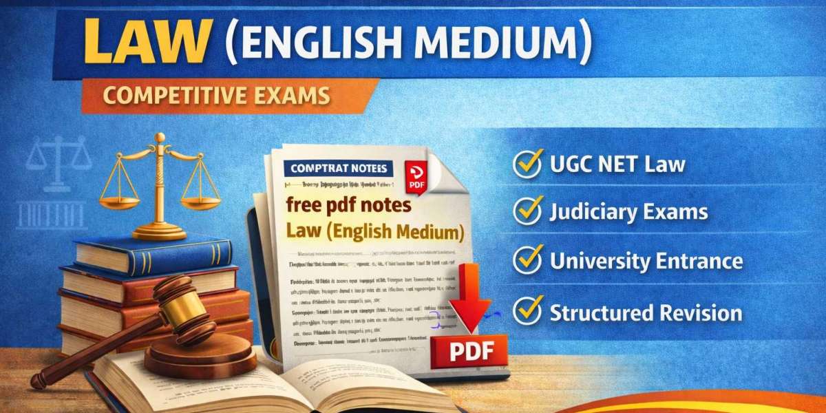 Free PDF Notes Law English Medium – Complete Study Guide