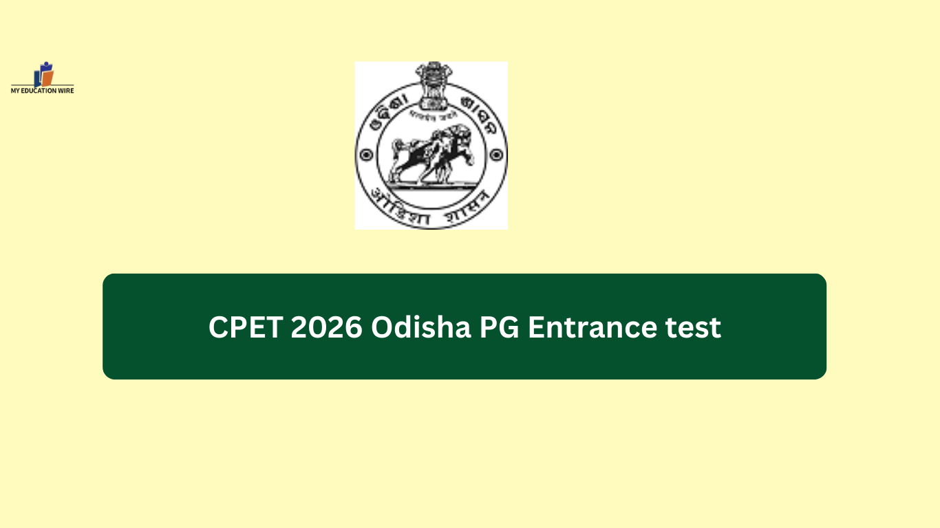 CPET 2026 Odisha PG Entrance test