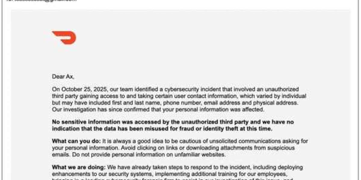 Doordash Cybersecurity Event: Data Breach Details