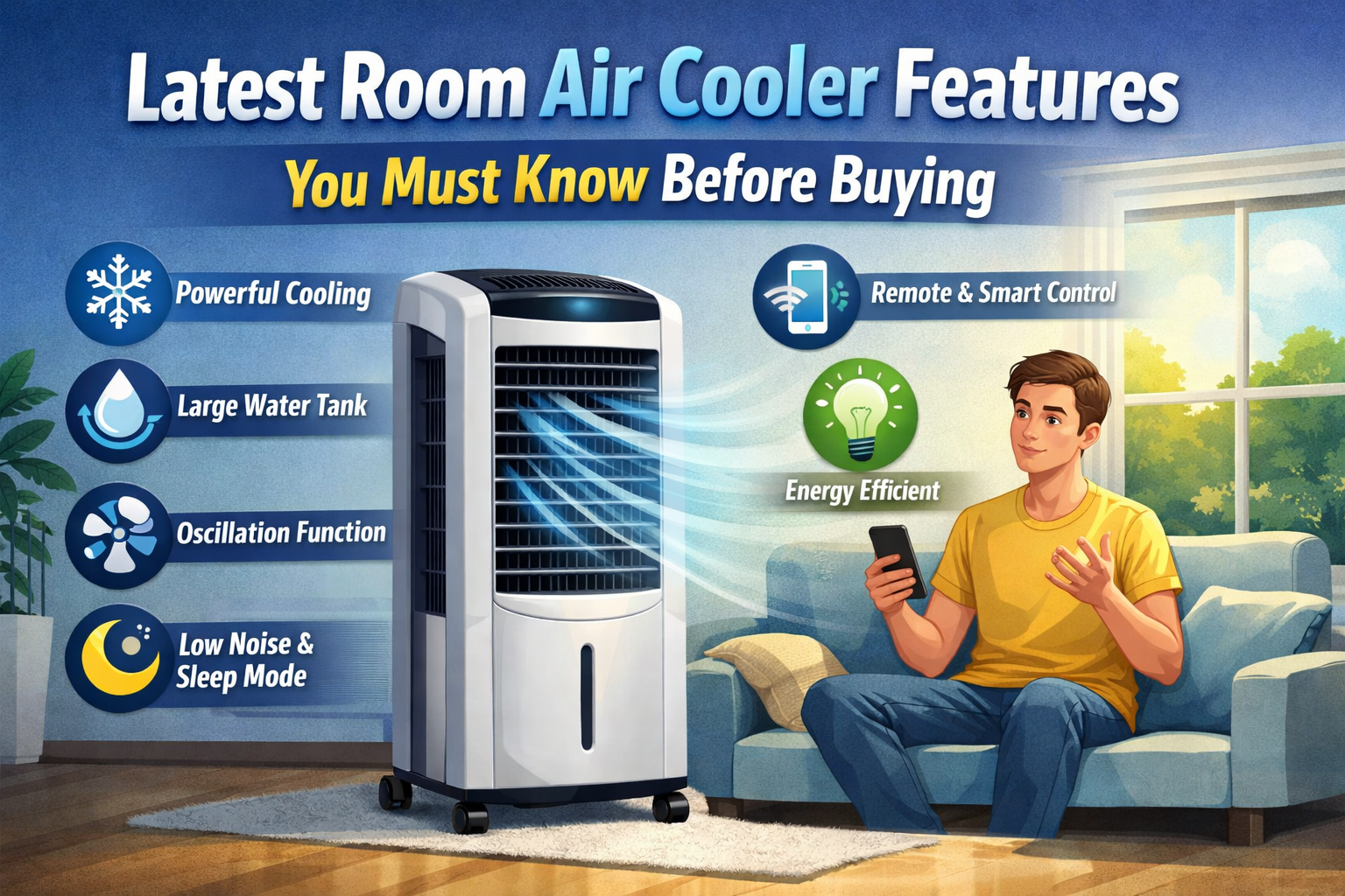 Latest Room Air Cooler Features You Must Know Before Buying |...