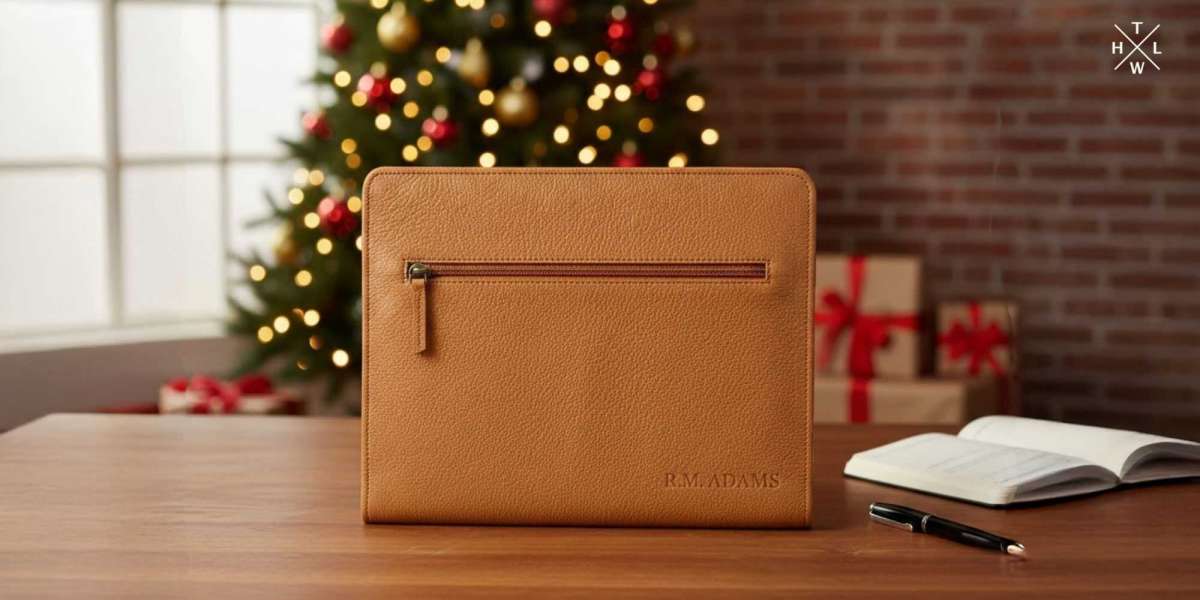 Leather Folder Portfolios and File Folders With Pockets