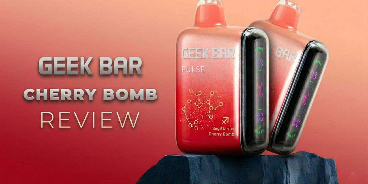 Geek Bar Pulse Cherry Bomb Vape Best Cherry Taste