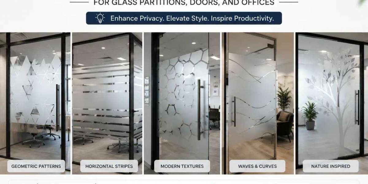 Glass Sticker Design Ideas for Privacy, Style and Modern Spaces